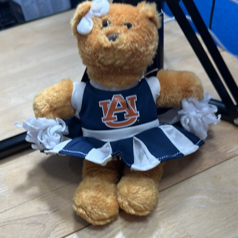 Pennington Cheerleader Teddy Bear with Blue and White Outfit